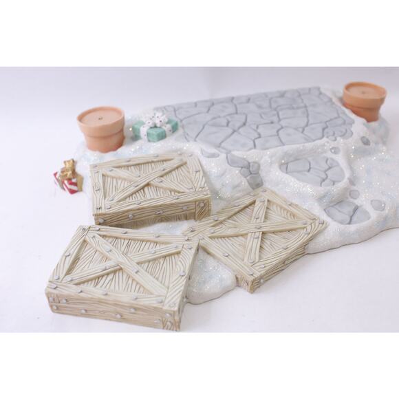 Cherished Teddies, Santa's Workshop, Display Base, Enesco, Priscilla Hillman, - Picture 2 of 4